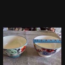 CA. PIONEER WOMAN SOUP/CEREAL LARGE BOWLS.  $8.00 FOR BOTH   