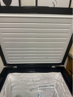 black  deep freezer