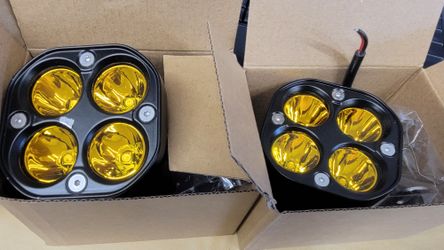 Yellow LED Spot Offroad Light Pods, Universal Fit 3000k 3k Yellow