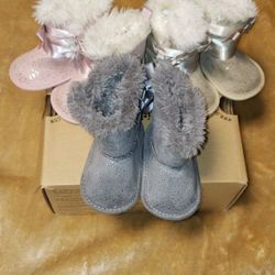 Baby girl winter boots size 2