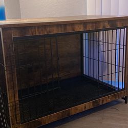 Decorative dog crate