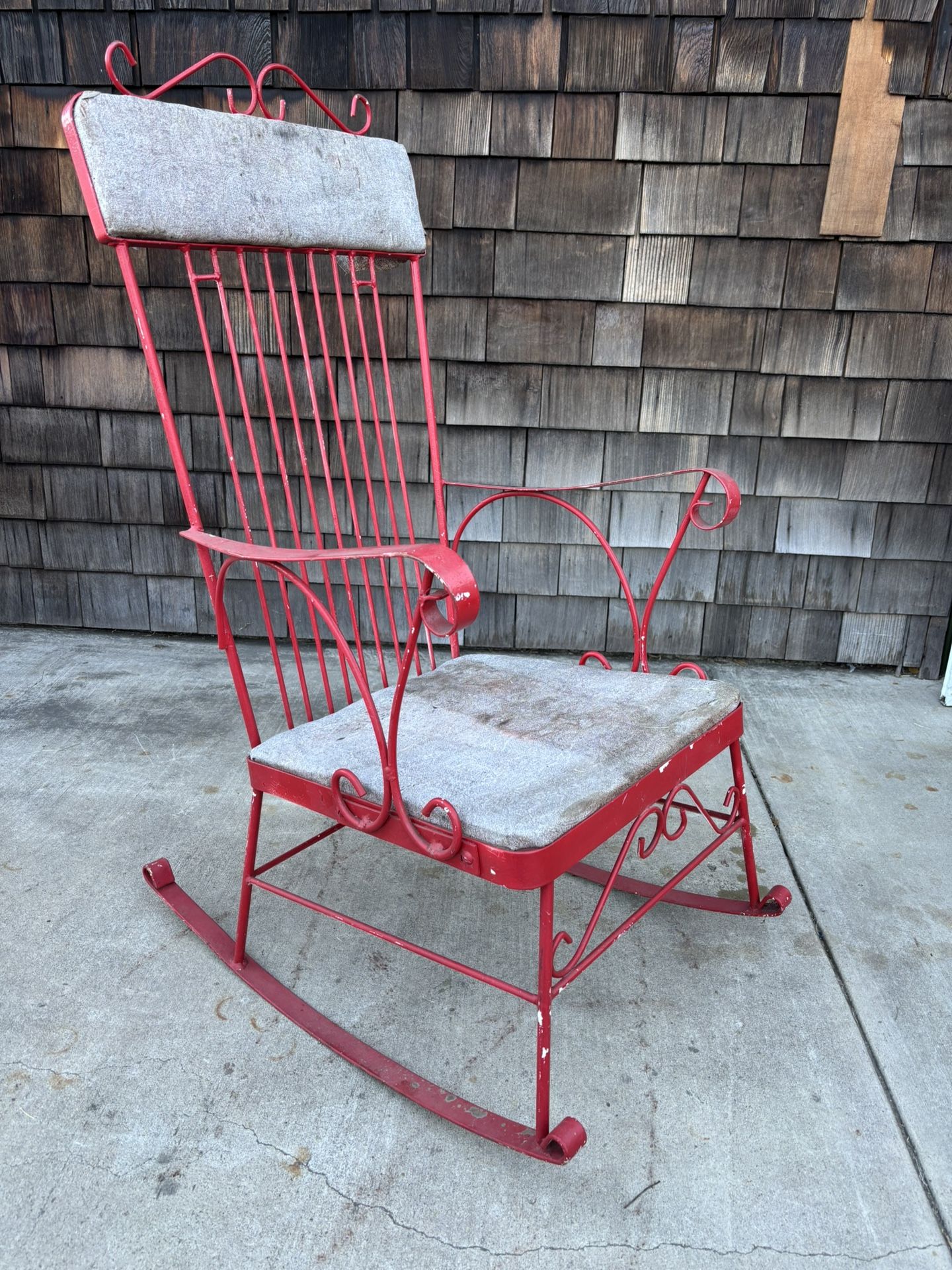 METAL ROCKING CHAIR $75
