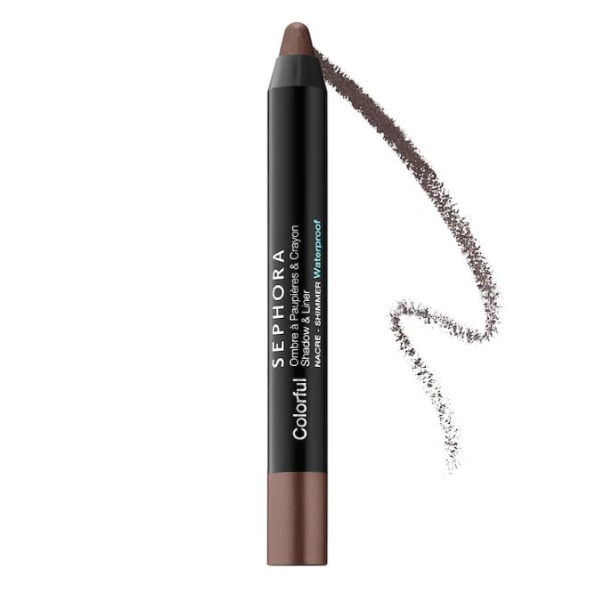New Sephora Colorful Shadow and Liner Pencil - 22 Dark Taupe Shimmer 0.33 Oz