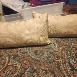 2 RECTANGLE DECORATIVE PILLOWS