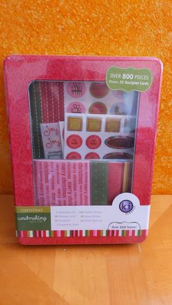 Christmas card making kit