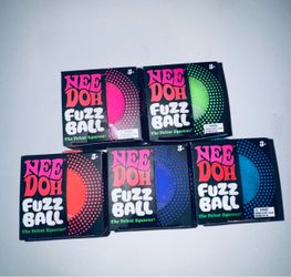 Nee Doh Fuzz Ball 5-Pack Assorted Colors