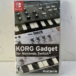 Korg Gadget For Nintendo Switch (make Music On Your Switch!)