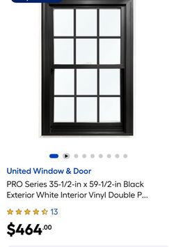 United Window & Door PRO Series Vinyl Double Pane Window