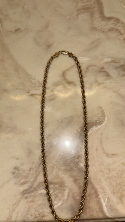 14K rope chain 11’cm