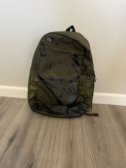 Nike Air Jordan Backpack In Army Green