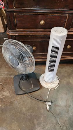 2 Working Fans - Beat the Heat & Circulate the Air