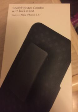 She’ll/holster combo with kick stand for I phone 6 plus