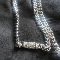 Miami Cuban silver chain