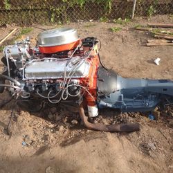 454 Chevy Big Block Engine And Turbo Hydro 400 Tranny