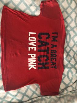 Women’s angels baseball Victoria’s Secret t shirt size large