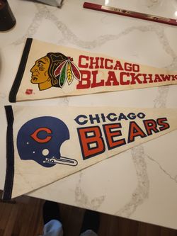 Chicago Bears And Blackhawks Pendants