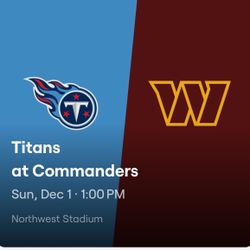 Commanders Vs Titans 