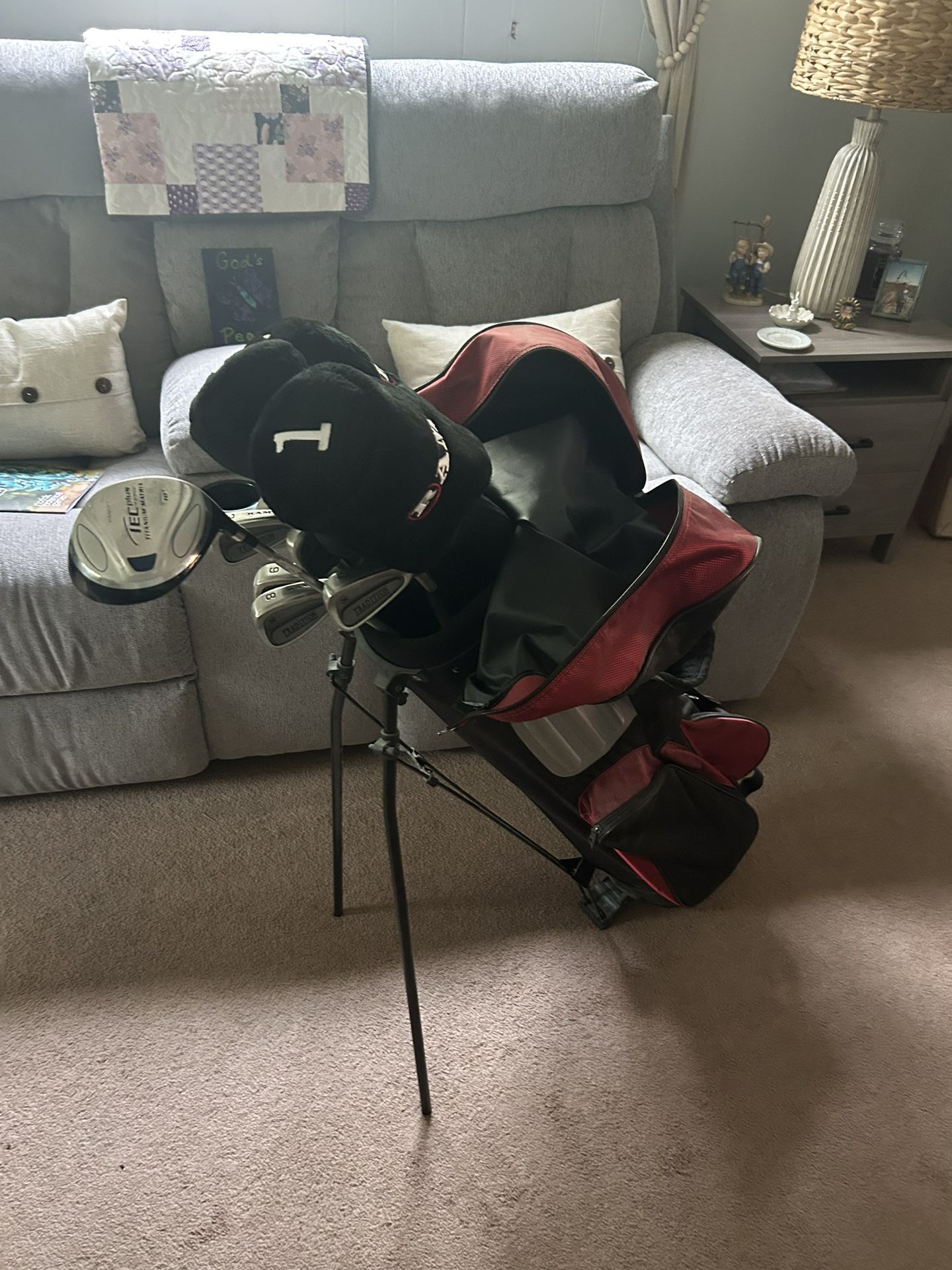 Golf Clubs And Bag