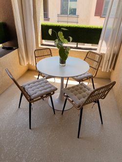 Table and chairs