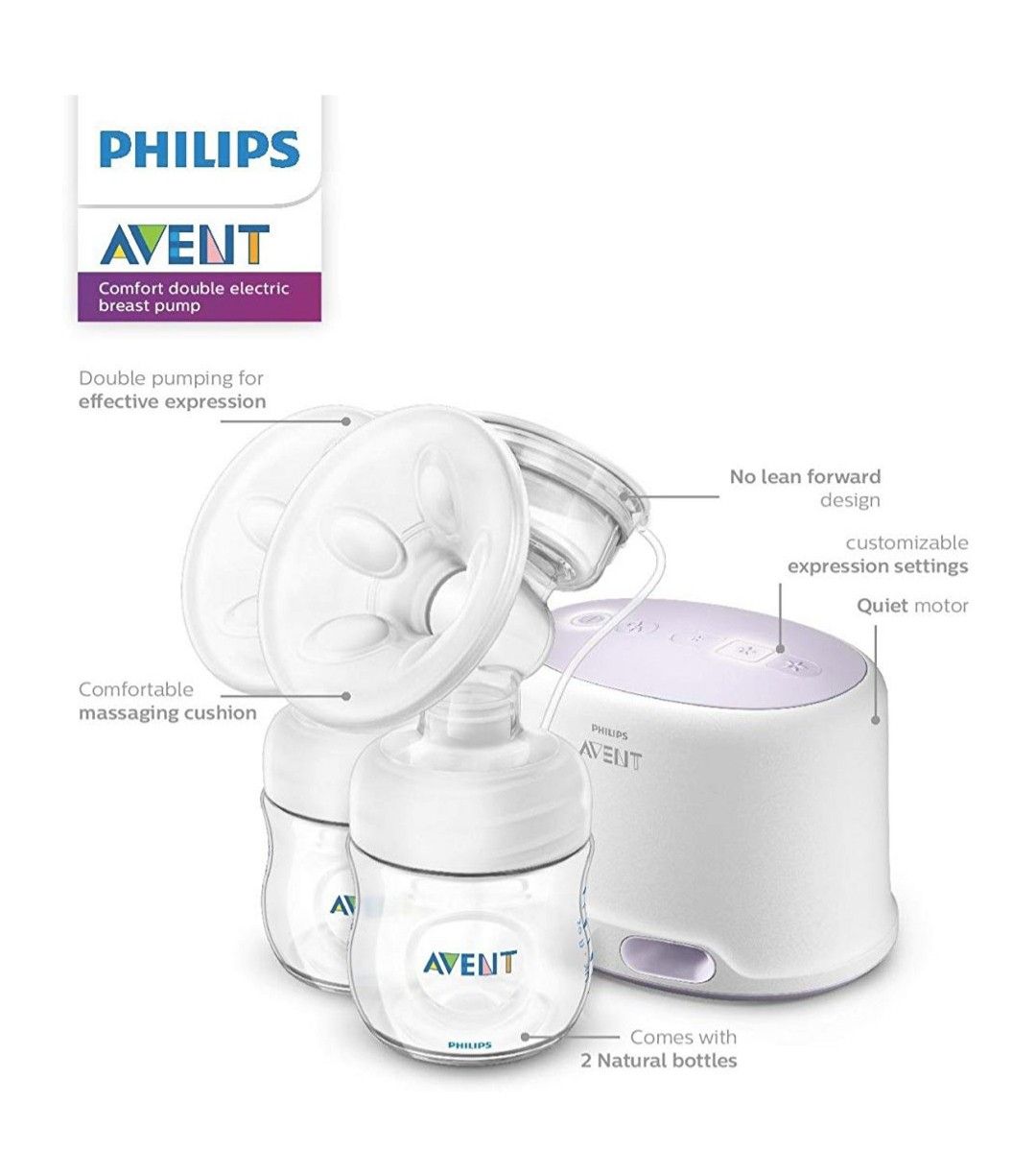 Philips Avent Double Electric Breast Pump Bonus Power Cushion
