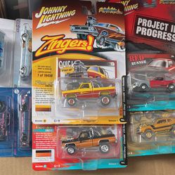 Die cast Cars, Hot wheels, Johnny Lighting 