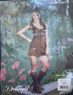 Womens Indian Costume Size M/L