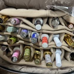 Gel polish & Tote- Some New, Some Barely Used $40 OBO