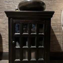Dark Wood Cabinet 
