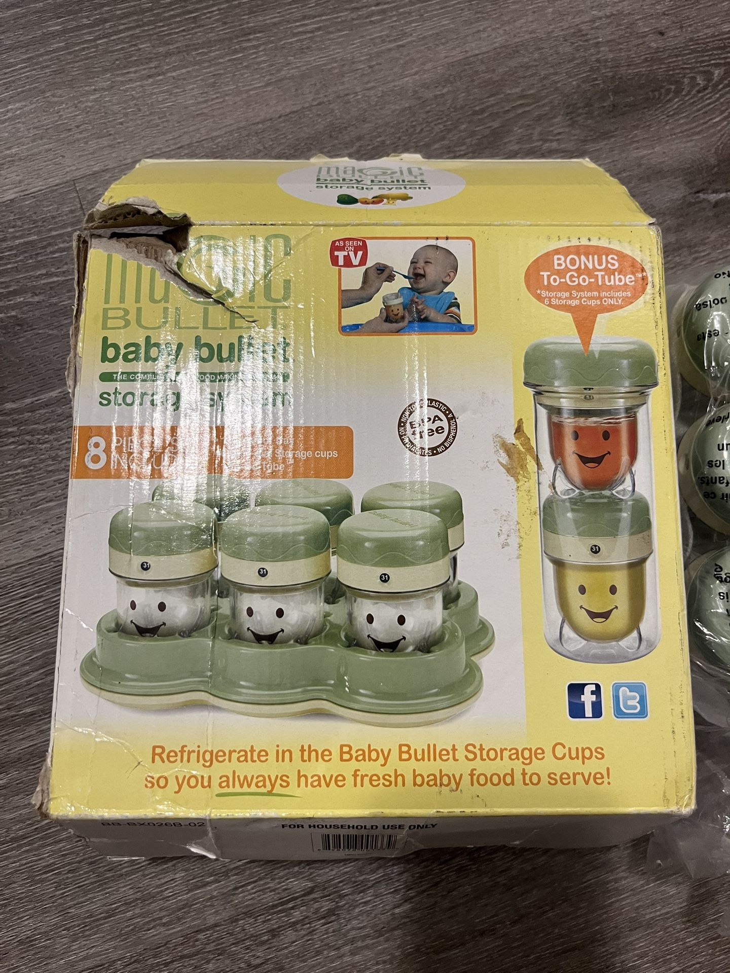 Baby Bullet Food Storage 