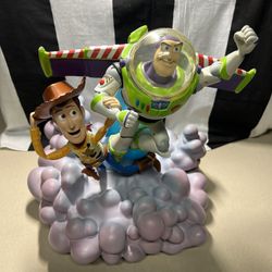 Disney Parks Ron Cohee Toy Story Pixar Woody Buzz Lightyear Resin Figurine Collectible 
