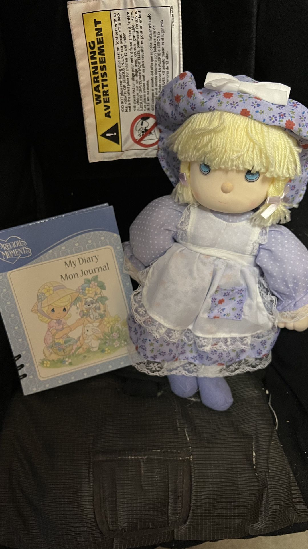 New Precious Moments doll And Notebook