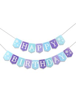 Happy Birthday Snowflake frozen