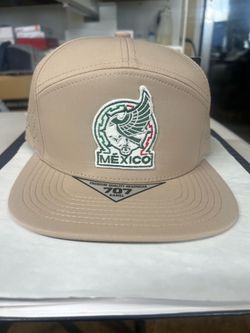 Hat with Mexico embroidery patch
