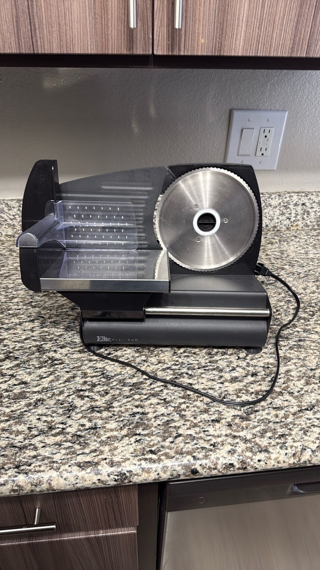 Maxi Matic Elite Platinum Meat Slicer 