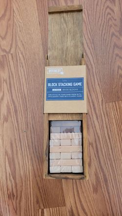 The Refinery & Co. 54-Piece Wood Block Stacking Game