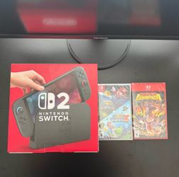 Brand New Sealed Nintendo Switch 2 + 2 Games