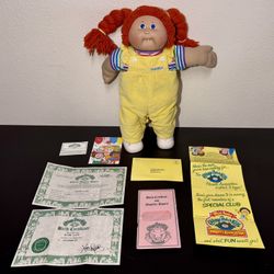 1985 Cabbage Patch Kids Doll – Full Set + Papers