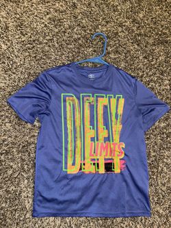 Purple athletic  graphic t-shirt