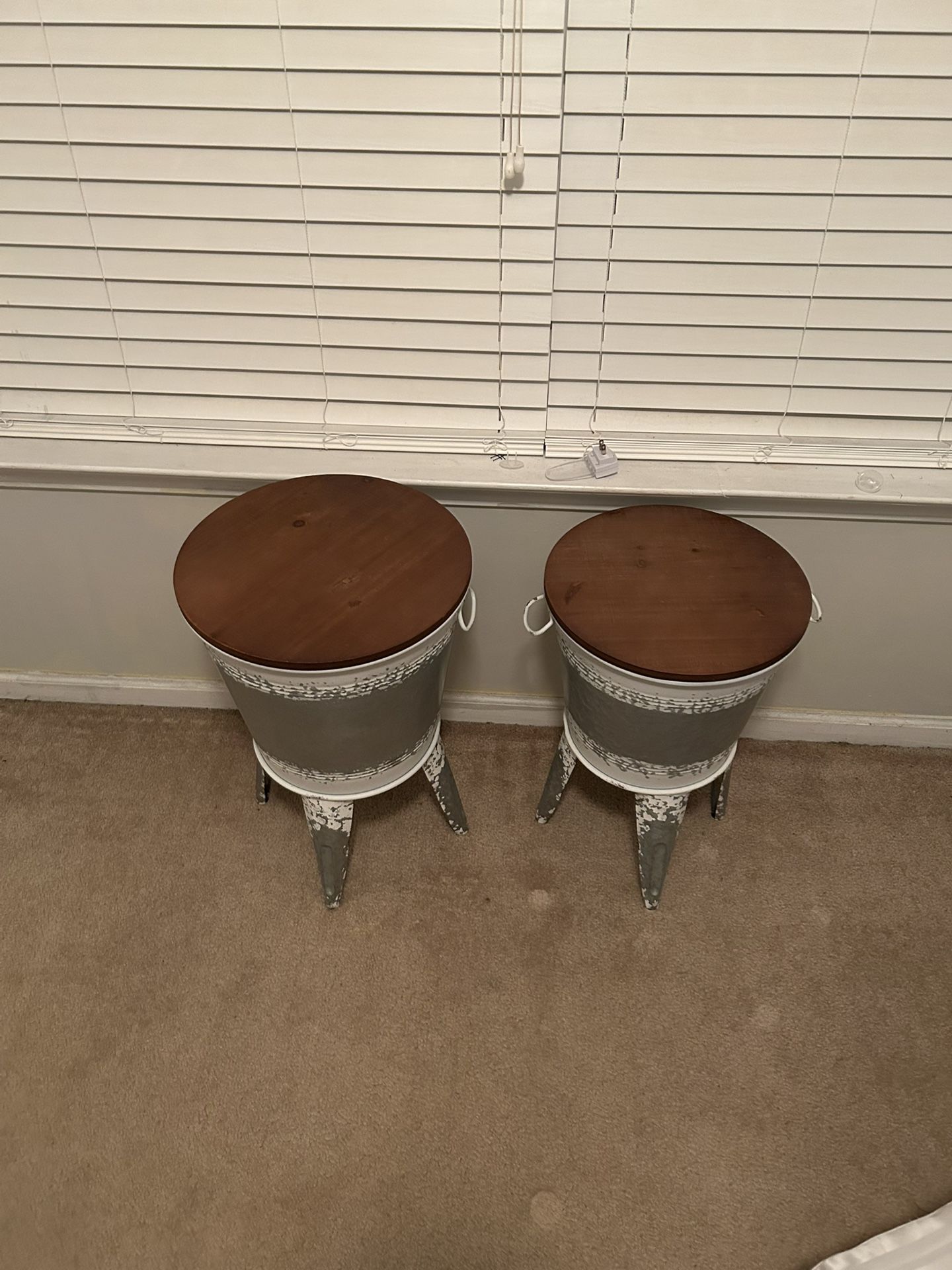 Rustic End Tables