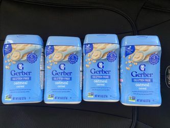 Gerber oatmeal cereal