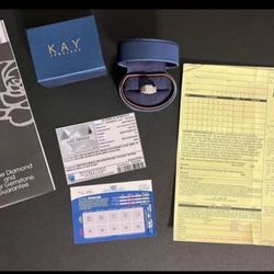 Kay’s Jewelers: White Gold Bridal Engagement Set