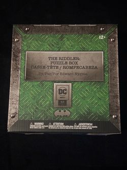 THE RIDDLER: PUZZLE BOX
