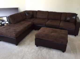 Brand new sectional and ottoman !