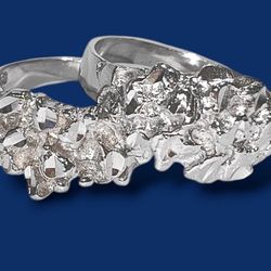 Nugget Rings$$$silver 925