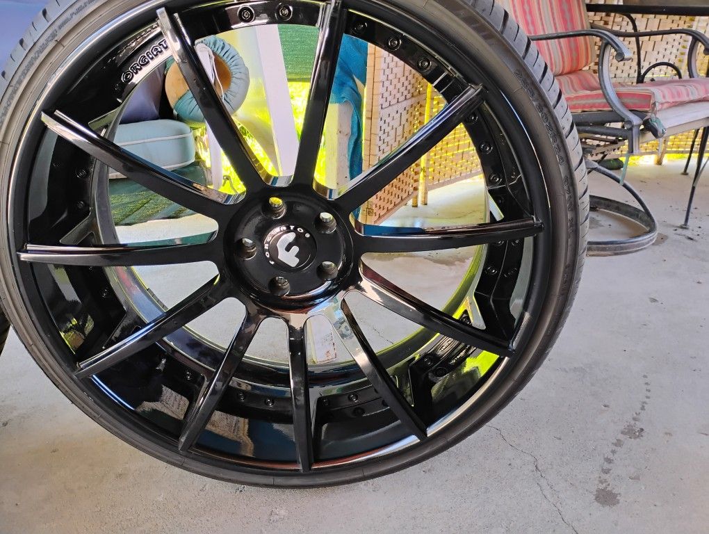 24" Rims Tires