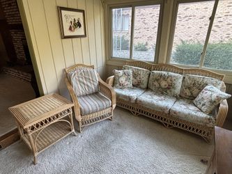 Wicker Sunroom Set