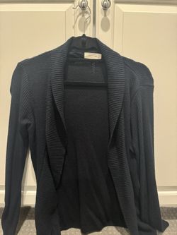 Navy Cardigan Men XS