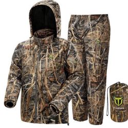 TideWe Rain Suit, Waterproof Breathable Lightweight Rain Coat & Pant Brand new B646 Size XL