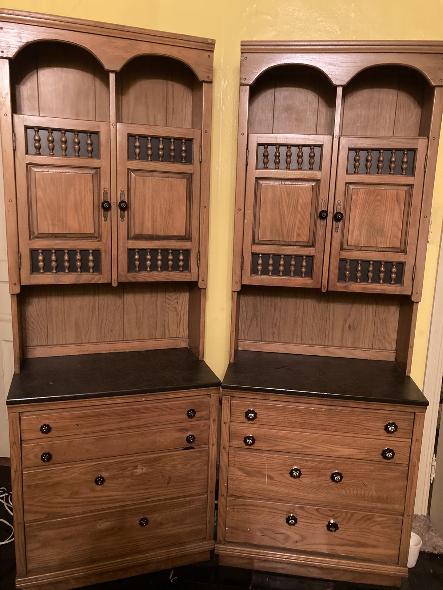 Kenlea Crafts inc solid wood, hand-crafted dressers; six piece set