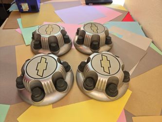 Set of Four Chevrolet Bowtie Wheel Center Caps